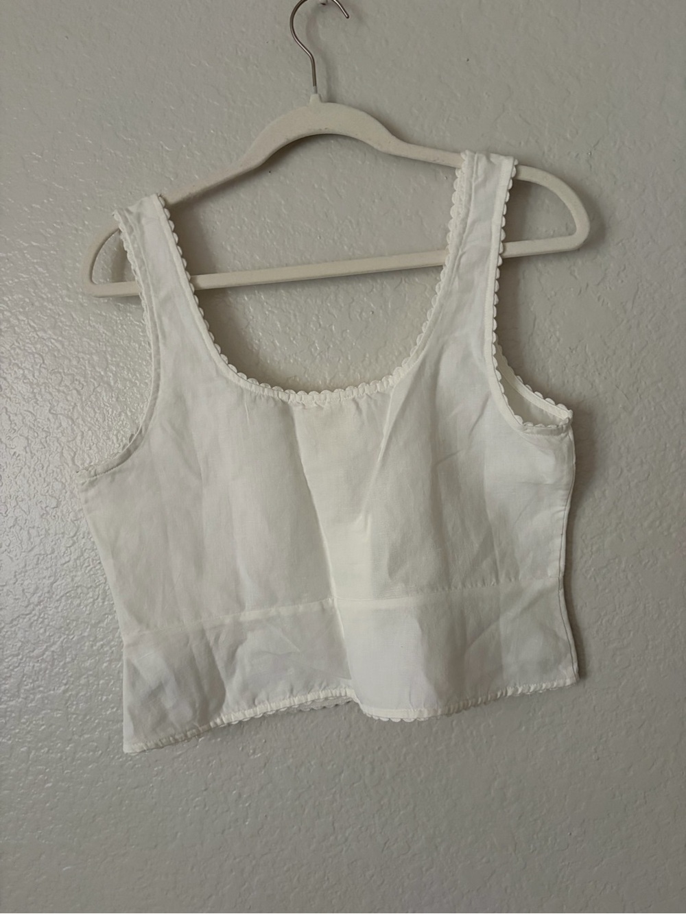 NWT Lupya Top Ecru Size 8 - Picture 3 of 3